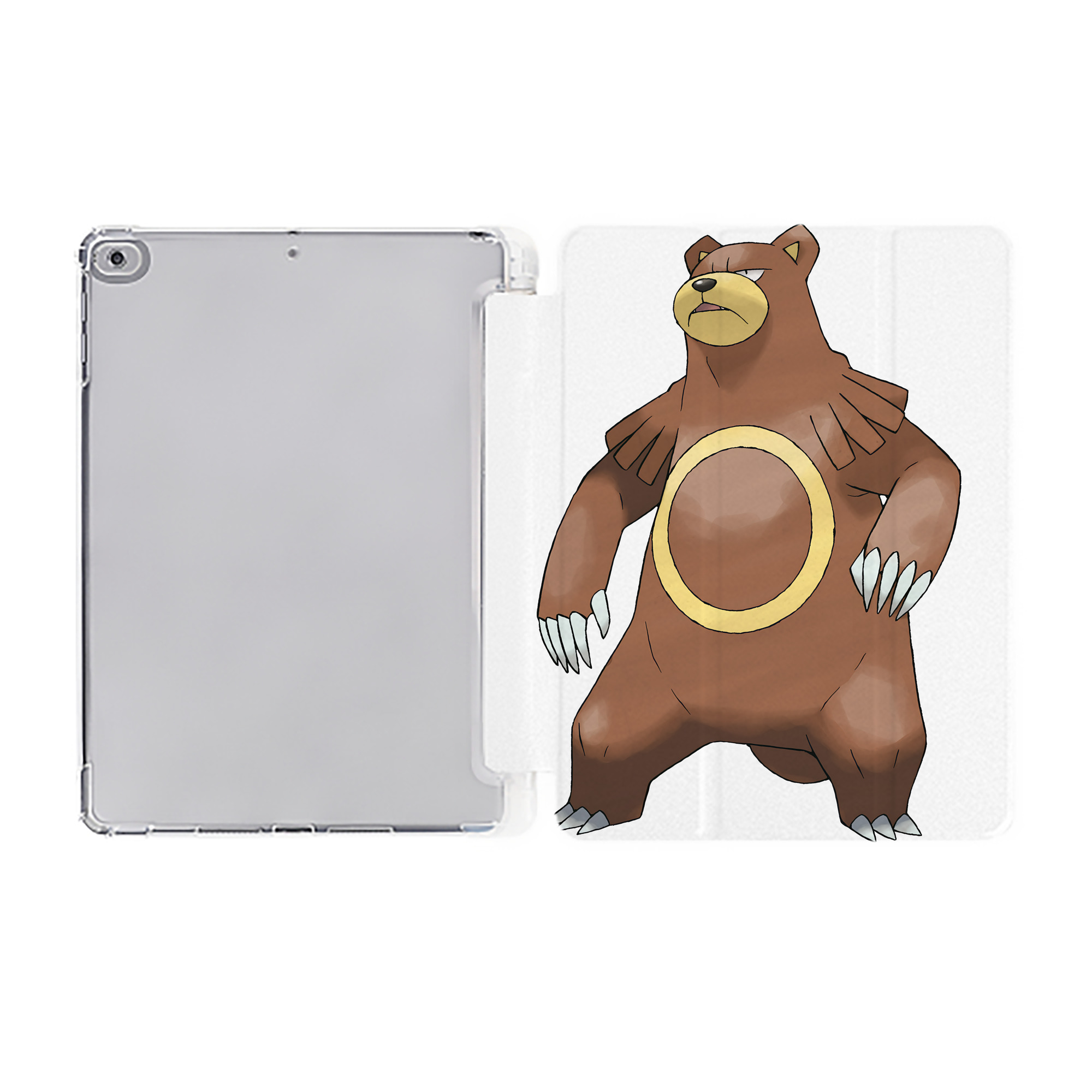 （画像用） ポケットモンスター Pokémon IPad ケース ペン収納付き 三つ折りスタンド PUレザー×シリコン 対応機種9.5/10.5/10.9インチ
